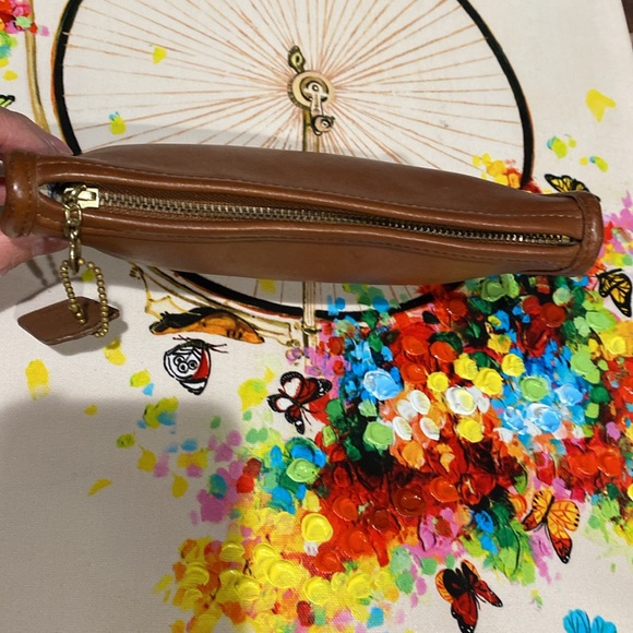 Coach 7165 Zip Utility Pouch Wallet Cosmetic Chunky Case Clutch. - Picture 8 of 10